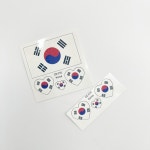 월드컵 올림픽 태극기 페이스 일회용 스티커 : ACCSENSE