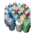 6가닥 대권환 금은실 DIY 손뜨개 금종자 작은 연꽃실 여러가닥 화사하게 팔찌 실 감기 호환 금색 : 유어볼트