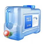 화이트 생수 대형물통 캠핑용 5L 등산용 거치대 대용량 투명 받침대 저장통 생수통 약수통 : 셀렉15