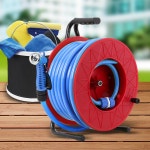 다용도 릴호스 25M 물호스 pvc 고무 수도꼭지 릴 세차호스 : 팜1984