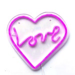 술집 led 네온사인 OPEN 레 술집네온사인 싸인 카페 무드등 네온조명 와인 하트 핑크 12V 하이라이트 전원/플러그 : 이지적쇼핑