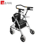 라온아띠 KCS-315 접이식 롤레이터 성인용보행기 실버카 보행차 보행보조 (최대하중 100kg) : 라이스 스토어