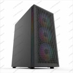 허리케인 2 블랙 측면 패널 케이스는 듀얼 X79 X99 CPU 마더보드 E-ATX 컴퓨터 지원합니다. : 미주텐