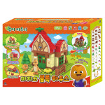 엄마까투리 플레이하우스 피규어 세트 블록놀이 유치원 병원 소방서 하우스 : 토이마스터