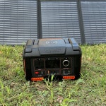 휴대용 발전소 태양광 발전기 배터리, 120W 전지판, 110V 220V, 가정 및 나들이용 완전한 키트, 600W : 오니물산5