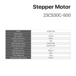 Nema23 스테퍼 모터 57mm 2상 300Ncm 5A 4 리드 케이블 8mm : 써티원유니버스샵