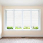 창문용 ChYoung 접착 블라인드, 방수 창문 그늘막 홈, 암막 주름 종이 그늘막, 임시 햇볕 차단이 용이한 드릴 도구가 없는 욕실 Black 24 W x... 