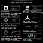 올인원 10000W 휴대용 태양광 발전소 고와트 발전기 패널 세트 표준 전압 주파수 모바일 백업 홈 : 오니물산5