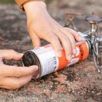 캠핑문 가스 원터치 안심 뚜껑 분실방지 4개 세트 G-4 : 캠핑문