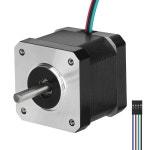 BESJMYT 네마 17 스테퍼 모터 표준 1 8도 0 4Nm 56 64oz in 고토크 42 40mm 58인치 바이폴라 7 A/3 06V 2상 4선 3D 프린터 CNC 밀링 각인... 