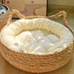 고양이 하우스 애묘집 반려묘바구니하우스 펫방석 고양이집 애묘방석 애견침대 : 동이샵