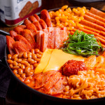 [빨간음식연구소] 햄폭격 부대찌개 밀키트 530g 2팩 (2,3인분) : 빨간음식연구소