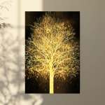 황금 나무 재물운 금전운 액자 행운가득 돈나무1 20.7x 28.7 : 한국 그림 제작소