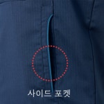 지벤 ZB-J1806 제전 작업복 상의 봄 여름 근무복 단체복 점퍼 ZB1806 : 오렌지작업복