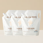 라라앤모어 아기 유아 어린이집 버블 핸드워시 대용량 거품형 손세정제 리필 1.6L 3개 : 라라앤모어