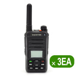 [3대세트] 라디오텍 RTD-880 RTD880 업무용 무전기 3대 풀셋트+가죽케이스 고급진공관이어폰 증정 : 우리무전기