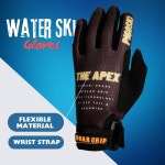 피고스키 에이펙스 블랙 경량 수상 스키 장갑 자외선 차단 세일링 장갑 남성 여성 XXXS : 링크트러스트랩