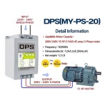 DPS 20HP MY-PS-20 15HP(11kW) 45A 모터, 단일-3 상 변환기, 1 DPS는 모터 전용으로 사용해야 하며, 입력/출력 200-240V, UL 목록에... 