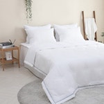 [쉐모아] 쿨슬립 면 리플 누비이불 Q - 단품, 세트 : 모비엠