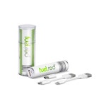 FuelRod 휴대용 충전기 키트 - 2팩 모든 태블릿 및 스마트폰과 호환되는 케이블 어댑터, 충전식 백업 전원 뱅크, 키오스크에서 로드로 교체... 