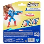 Marvel 에픽 히어로 시리즈 배틀 기어 캡틴 아메리카 액션 피규어 10.2cm(4인치) 어벤져스 슈퍼 히어로 장난감 : 홍길동