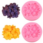 2Pc 꽃 실리콘 몰드 3D, 귀여운 꽃 실리콘 캔들 몰드, 3D 은은한 실리콘 플라워 몰드 캔들 만들기, 퐁당 초콜릿, 케이크 장식, 비누, 클레이... 
