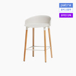 파트라 올라 우드 바스툴 홈바 식탁 의자 SSOA65W-2 크림화이트+그린(기본커버) : 파트라