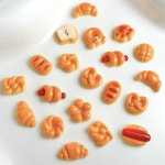 미니 베어커리 파츠 50개 데코덴 슬라임 레진 공예 탑꾸 빵 모형 크로아상 프레첼 diy : 덕샵-duckshop