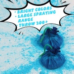 아렉스 컬러 파우더 볼-24 팩 홀리 초크 볼, 200개 이상의 폭탄 던지기, 런 사진 촬영을 위한 가족 활동, 파티 게임, 친구 촬영, 생일, 축제... 