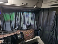 국산대형차용 트럭커텐 대형화물차커튼 : 방죽골