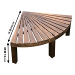 7자 도색 평상 방부목 조립식 들마루 : 방가닷컴