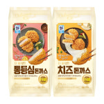 대림냉동 대림선 더 바삭한 통등심돈까스 420g 1개 + 치즈돈까스 420g 1개 : 사조 공식스토어