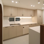 도장 주방 인테리어 11자 싱크대 리모델링 고급인테리어 주방수납장 서랍장 : 한솔홈