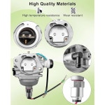 Kohler KT745 3011 3042용 QAGGUM 카뷰레터 장착 16 853 01 S 1685301S 연료 펌프 오일 필터 개스킷 스파크 플러그 교체 : 제이폴 J.fall