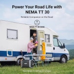 확장 가능한 2150Wh 2400W 휴대용 발전소, 최대 12.9kWh, NEMA TT-30 포트 및 100W USB-C 지원, AC 태양광 : 오니물산5