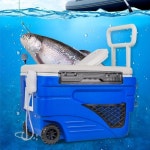 대용량 아이스박스 초대형 버킷 배달 상업용 이동식 여행 낚시용 냉장고 낚시 쿨러 캠핑 박스 35L 냉장96H/보온10H : 글로리샵55