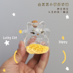 G1348 금모으기 황금 고양이 보관 모형 땅콩 케이스 순금 재태크 : 쿠마네상점