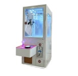 미니인형뽑기기계 집게 완구 사탕 크레인 오락실 동전 화이트모델 : 템직구몰