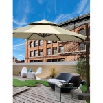 사각파라솔 대형 포장마차 까페 사각 190kg물 태양열충전 그늘 수통 특대 1 2 1m 사각 듀얼 지붕 대리석 : 소소억가자