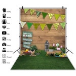 부활절 사진 배경 봄 풍경 꿈꾸는 정원 초원 요정 숲 케이크 스매쉬 아기 초상화 배너 : 제이케이4