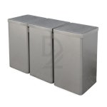 사각뱅뱅이 350x350x700 65L 대형쓰레기통 주유소휴지통 : 코드구구