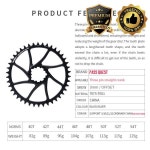 SRAM Gx xx1 이글 GXP 패스 퀘스트 크랭크셋 라운드 MTB 좁은 와이드 체인링 40-54T 3mm 오프셋 : 넥셀코퍼레이션