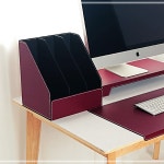 와인앤쿡 WWA61FEA 아리아라 레더 정리 VIP 꽂이 가죽 문서 책 대 : 와인앤쿡