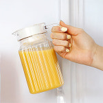 플라라 안깨지는 PC 물병 소 600ml 업소용 식당 카페 냉장고 보리차 투명 손잡이 물통 : 한울 스토어