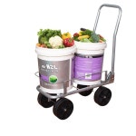 고추수확 카트 손수레 좁은길 구르마 수확 논길 과수원 운반 농산물 핸드카트 : 도깨비포켓