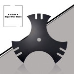 2 팩 781-0748-0637 781-0748 에저 블레이드 9인치 3면 별 (5/8인치 센터 홀) MTD 40-009, 트로이 빌트 TB500 TB550 TEB515 TB554... 