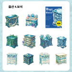 빈티지 다꾸 매직 캐비닛 컬렉션 소재 포인트 PET 스티커 6종 SS345 : 스토어 오늘.
