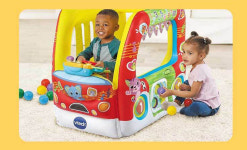 브이텍 풀장 어드벤처 자동차 볼풀장 가정용 미니 에어바운스 : 창도미디어62