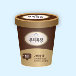 우리목장 아이스크림  474ml 밀크맛, 초코맛 : 자연애 꿀