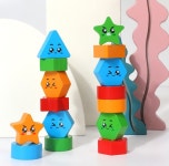 [치매예방게임] 도형 표정 퍼즐 맞추기 2인용 / 어르신 노인 인지활동 퍼즐놀이 효도선물 : 치매예방 실버플레이1330